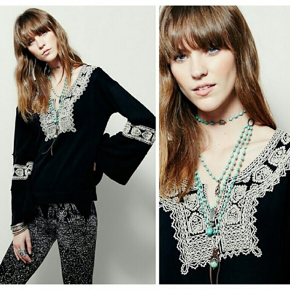 Free people long sleeve top - Picture 3 of 5